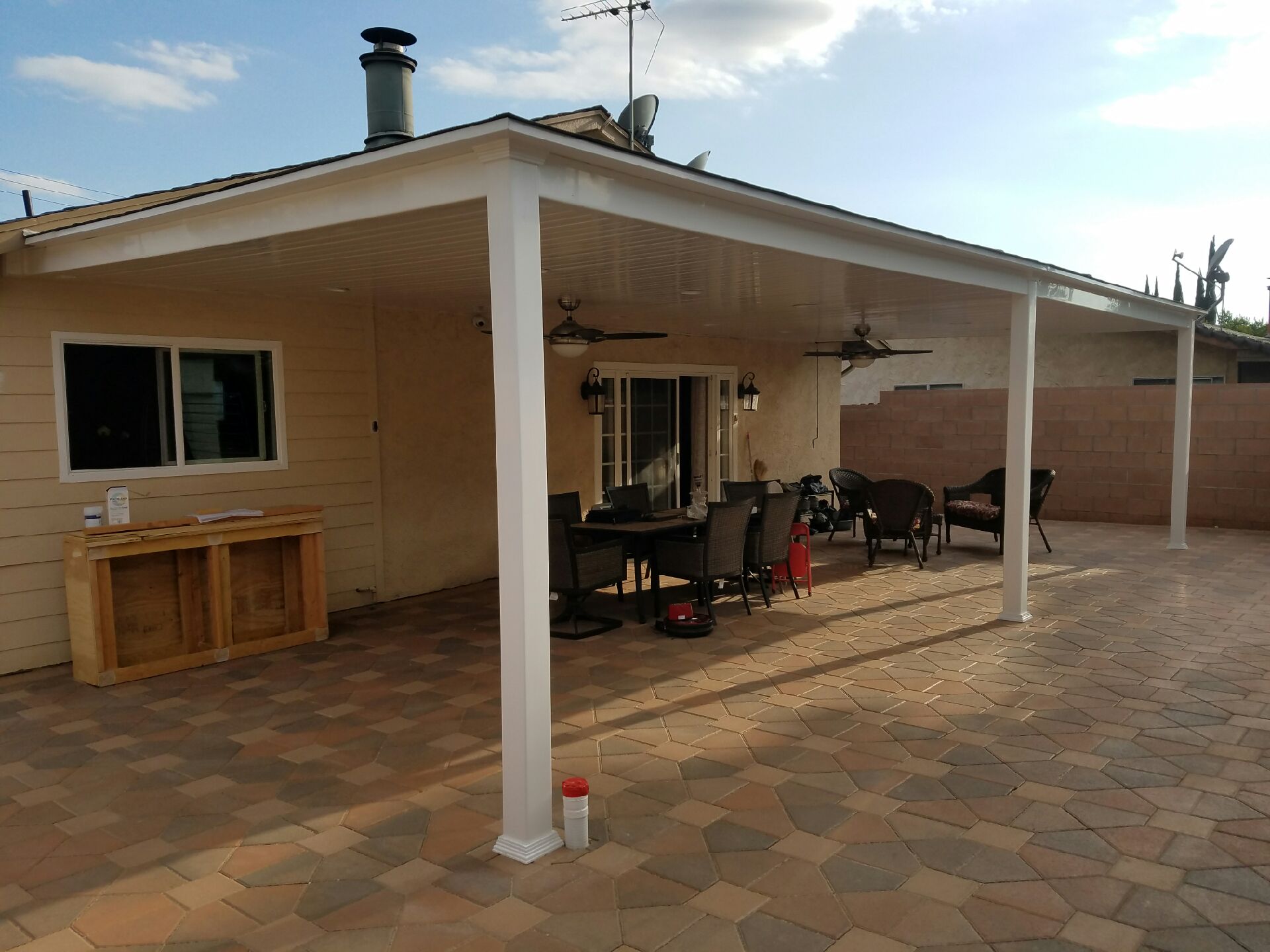 Vinyl Patio Covers in Bellflower CA Aluminum Patio Covers Kstar